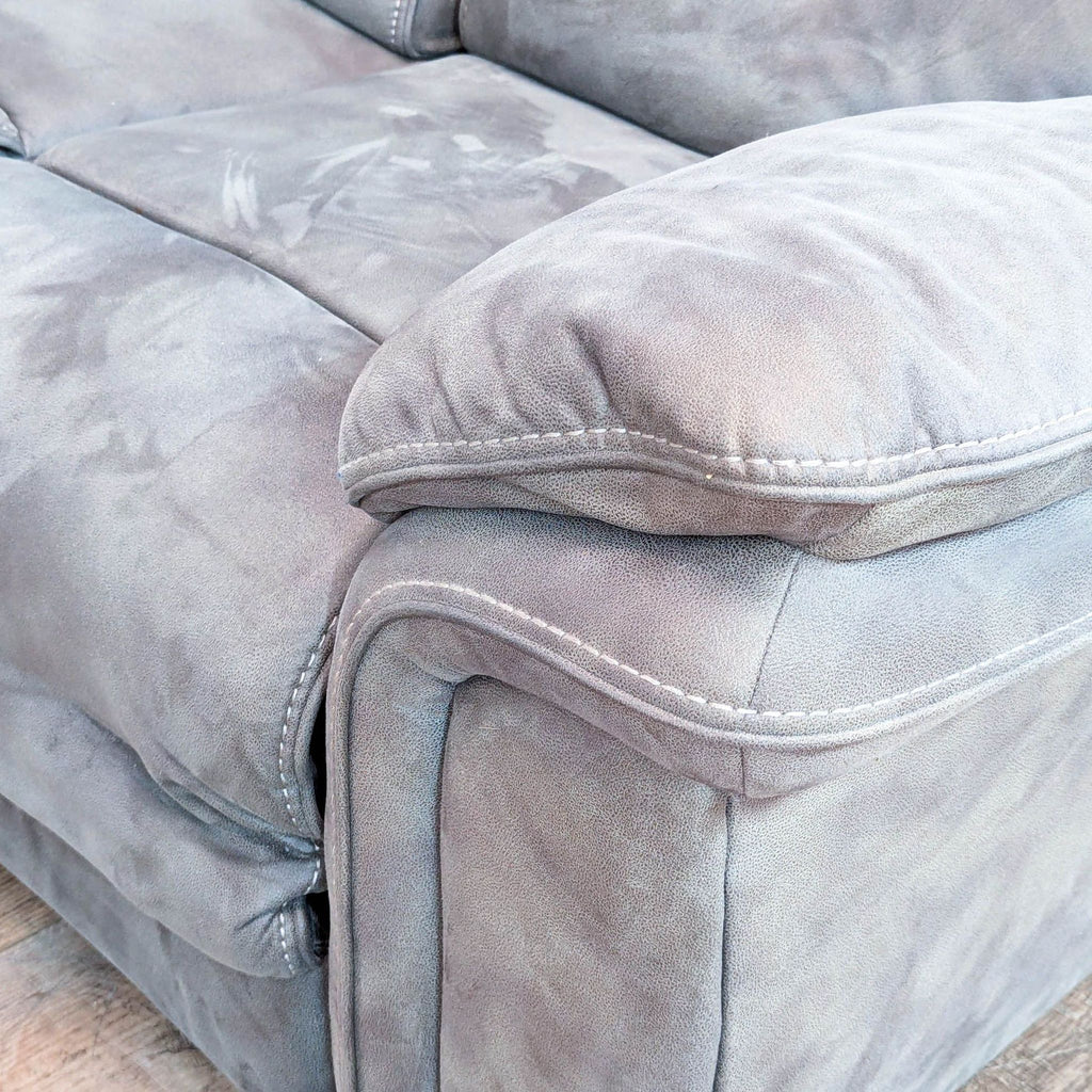 3-Seat Reclining Sofa with Plush Cushions