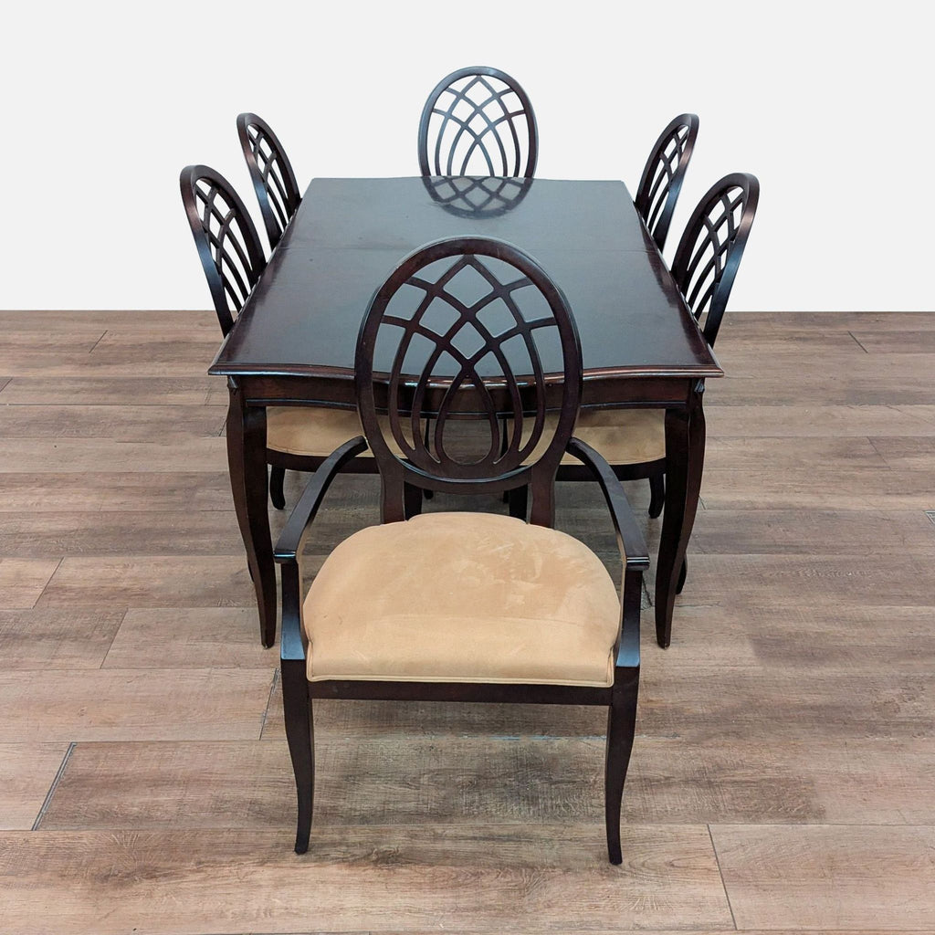 The Bombay Company Dark Wood 7-Piece Dining Set