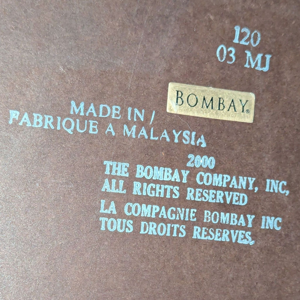 The Bombay Company Dark Wood 7-Piece Dining Set