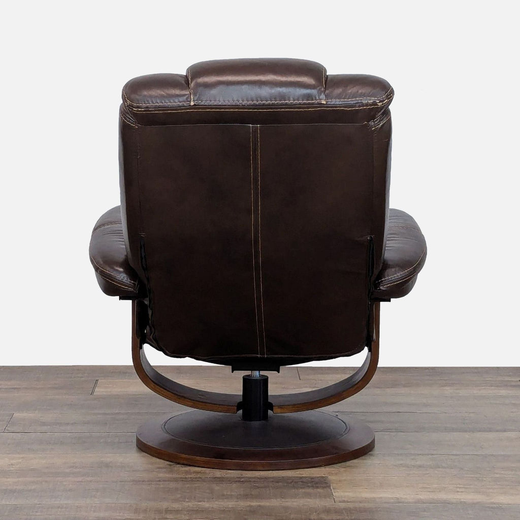 Macy’s Retro Leather Lounge Chair