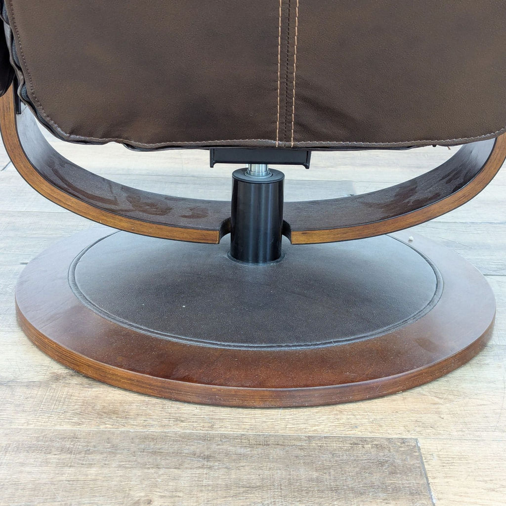 Macy’s Retro Leather Lounge Chair