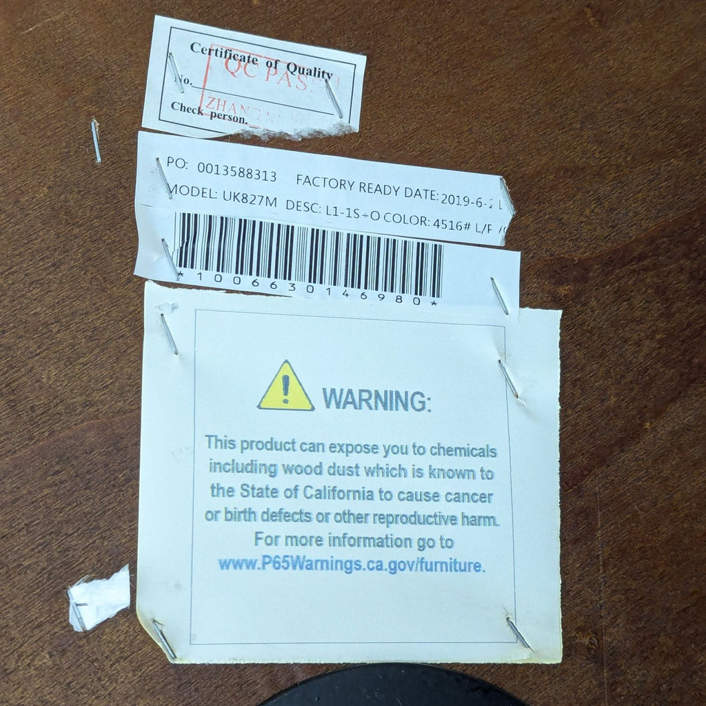 Macy’s Retro Leather Lounge Chair