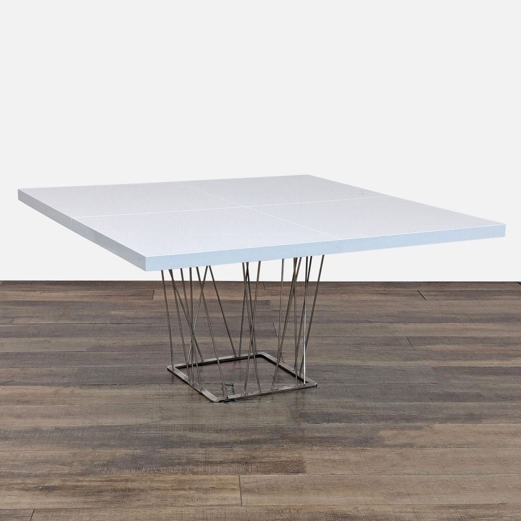 Modloft Modern Dining Table with 8 Kartell Masters Lookalike Chairs