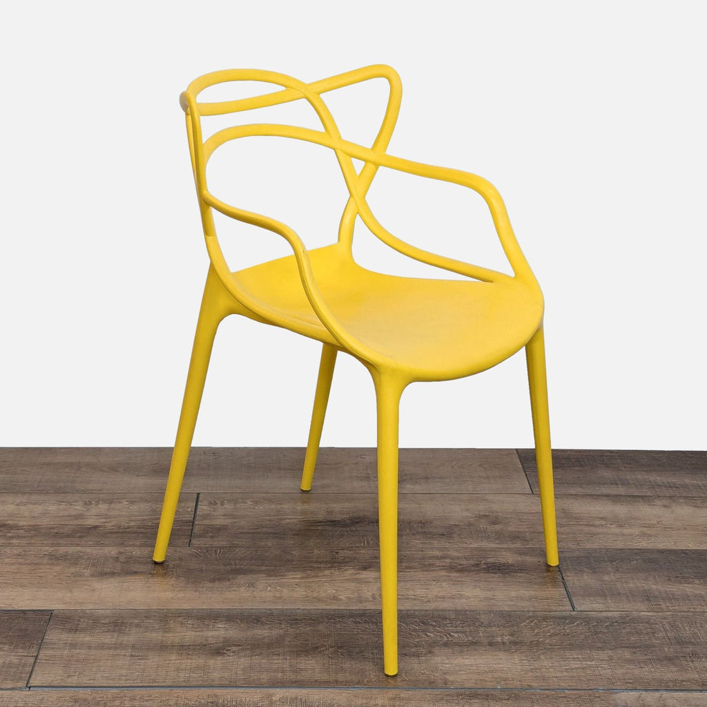 Modloft Modern Dining Table with 8 Kartell Masters Lookalike Chairs