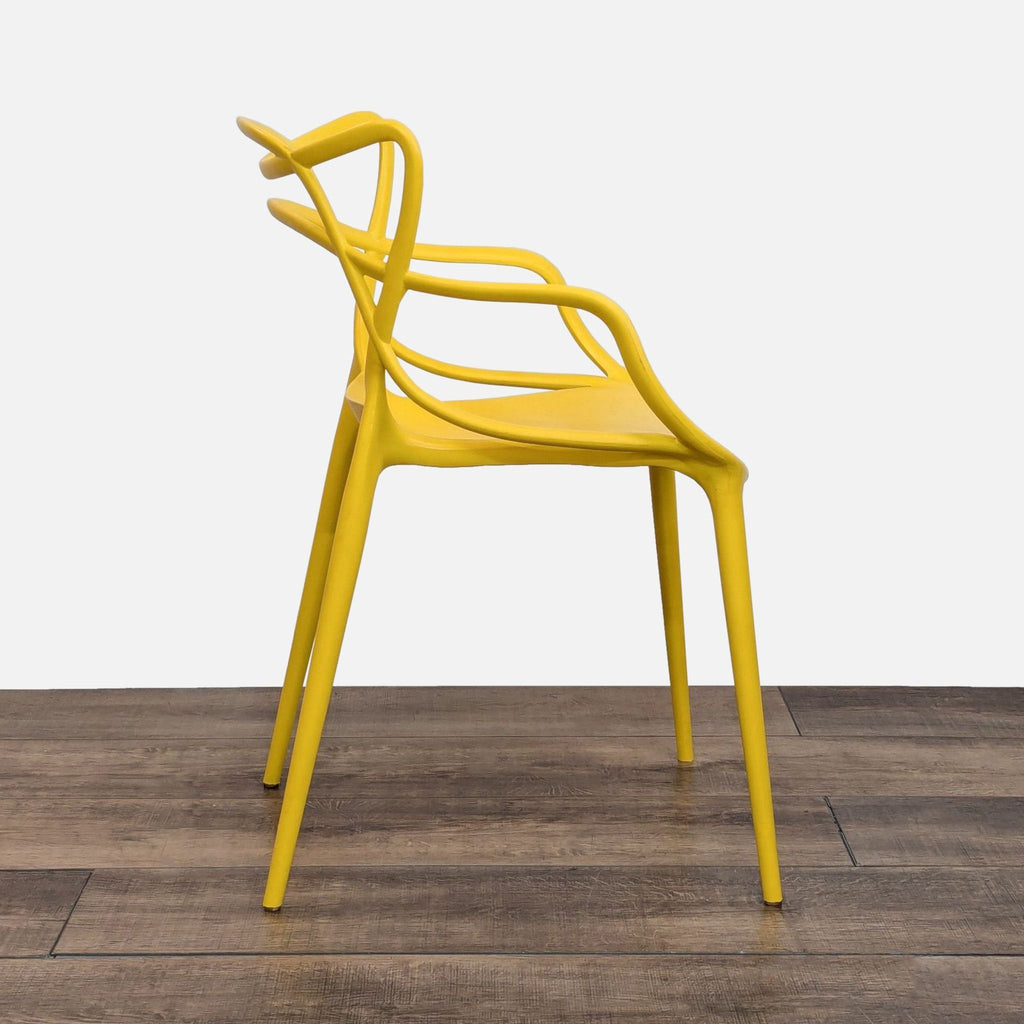 Modloft Modern Dining Table with 8 Kartell Masters Lookalike Chairs