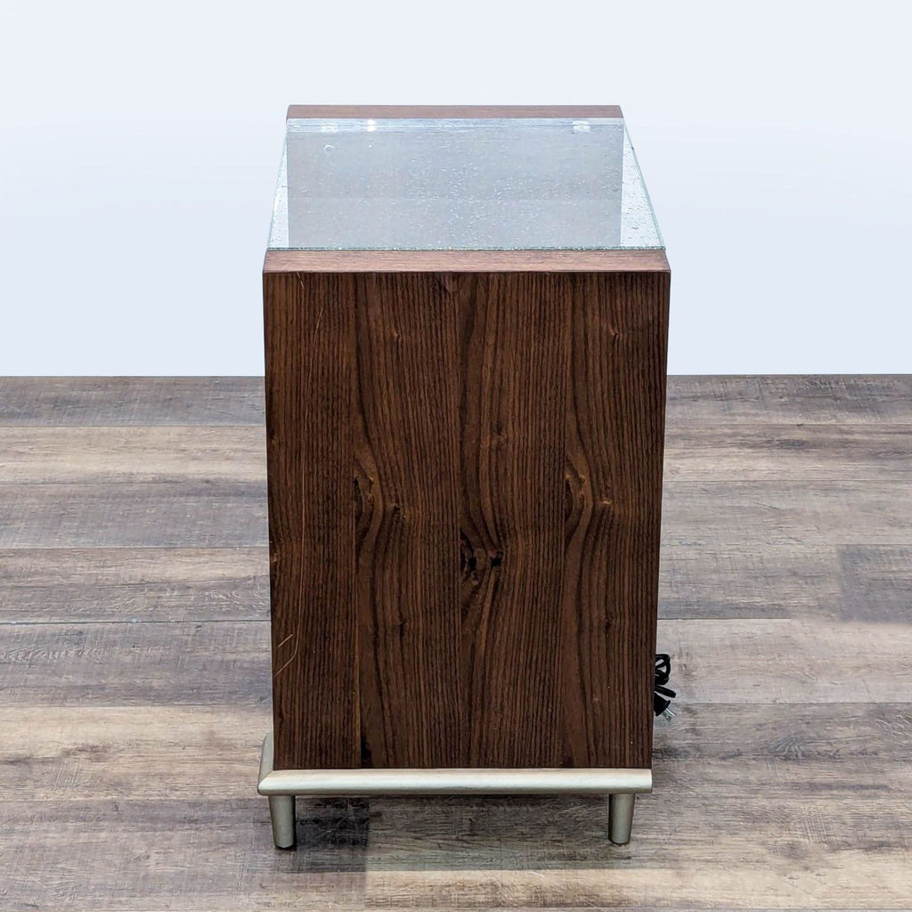 Caracole Mid-Century Style Illuminated Nightstand