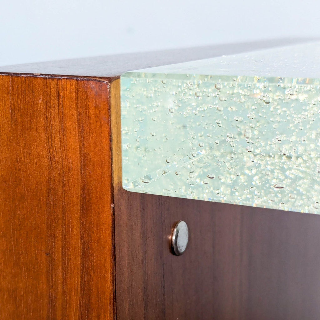 Caracole Mid-Century Style Illuminated Nightstand
