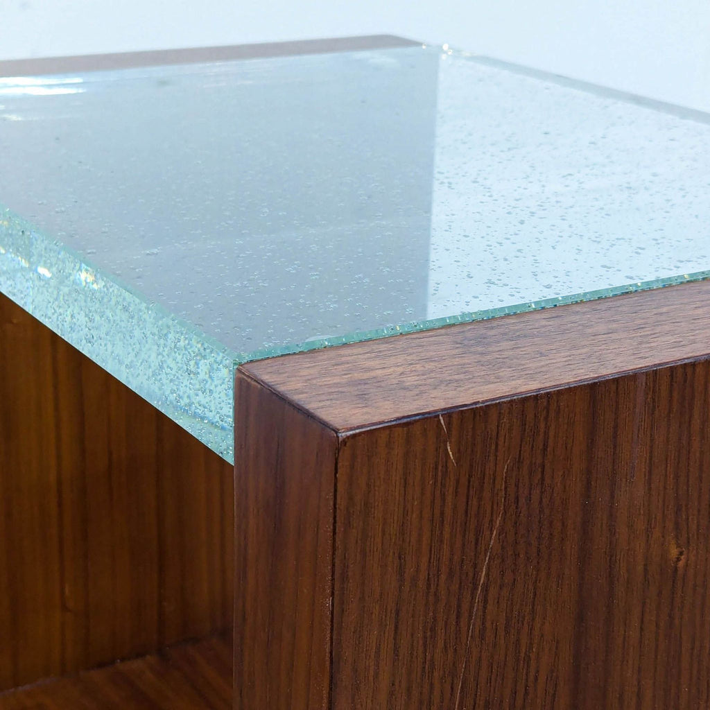 Caracole Mid-Century Style Illuminated Nightstand