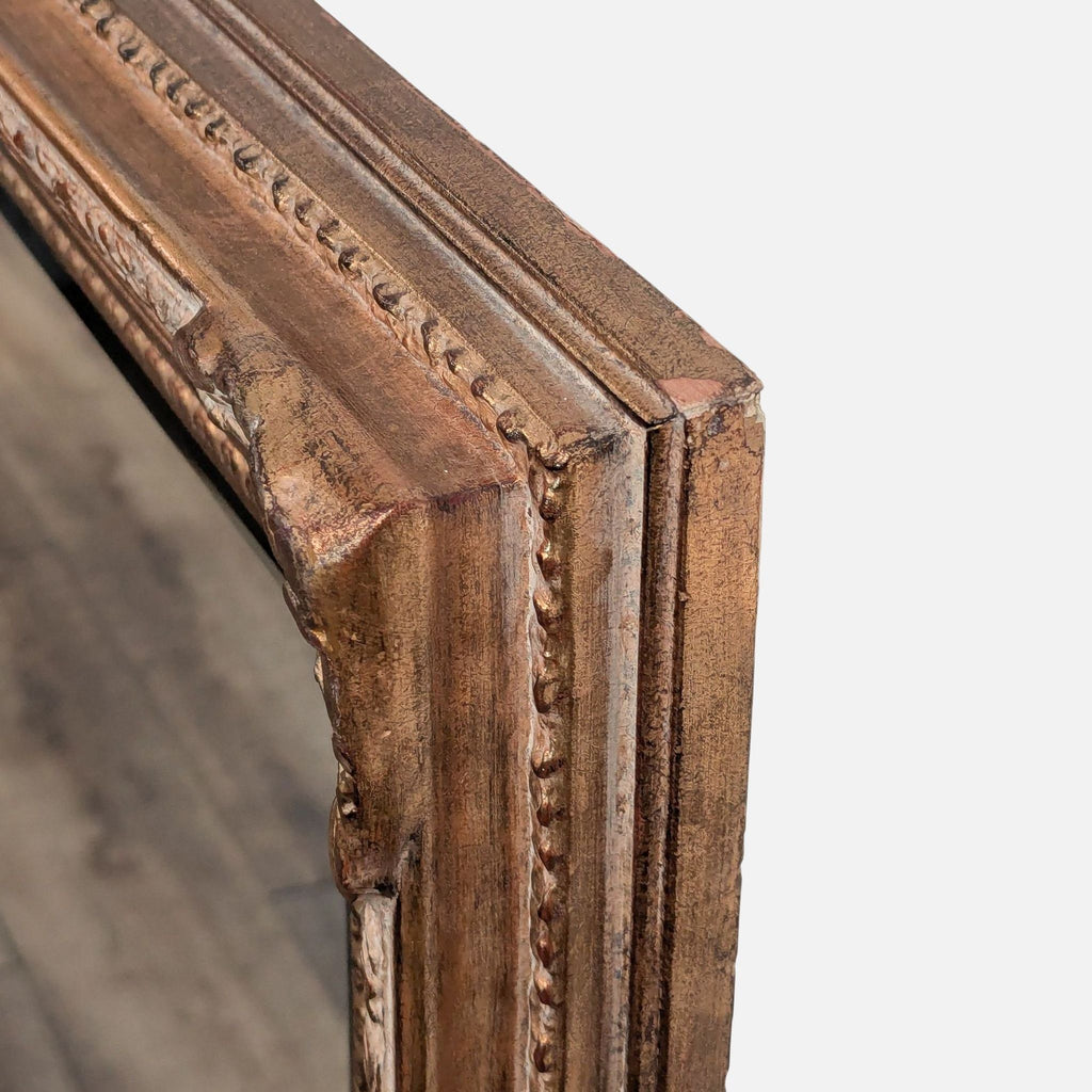 Tobi Designs Gold Leaf Beveled Mirror