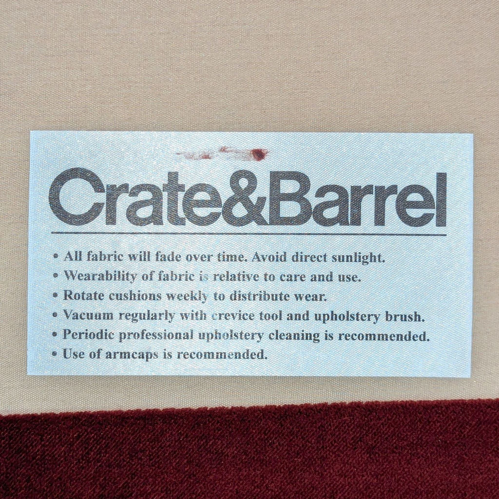 Crate and Barrel Classic Lounge Chair and Ottoman