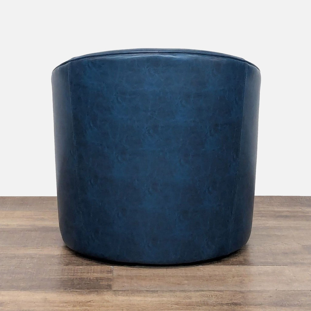 Transitional Swivel Barrel Chair