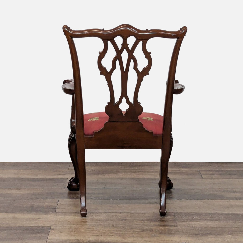 Vintage Henredon Set of Eight English Chippendale Dining Chairs