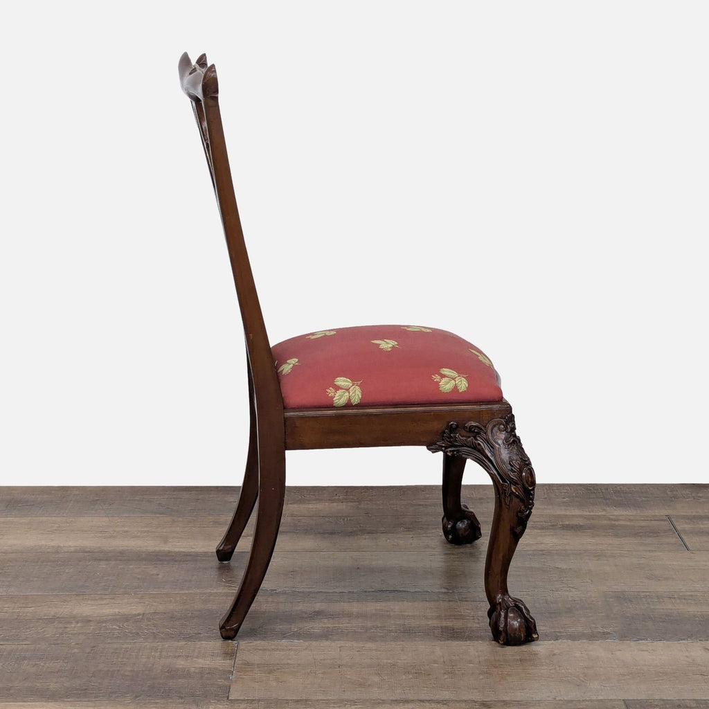 Vintage Henredon Set of Eight English Chippendale Dining Chairs