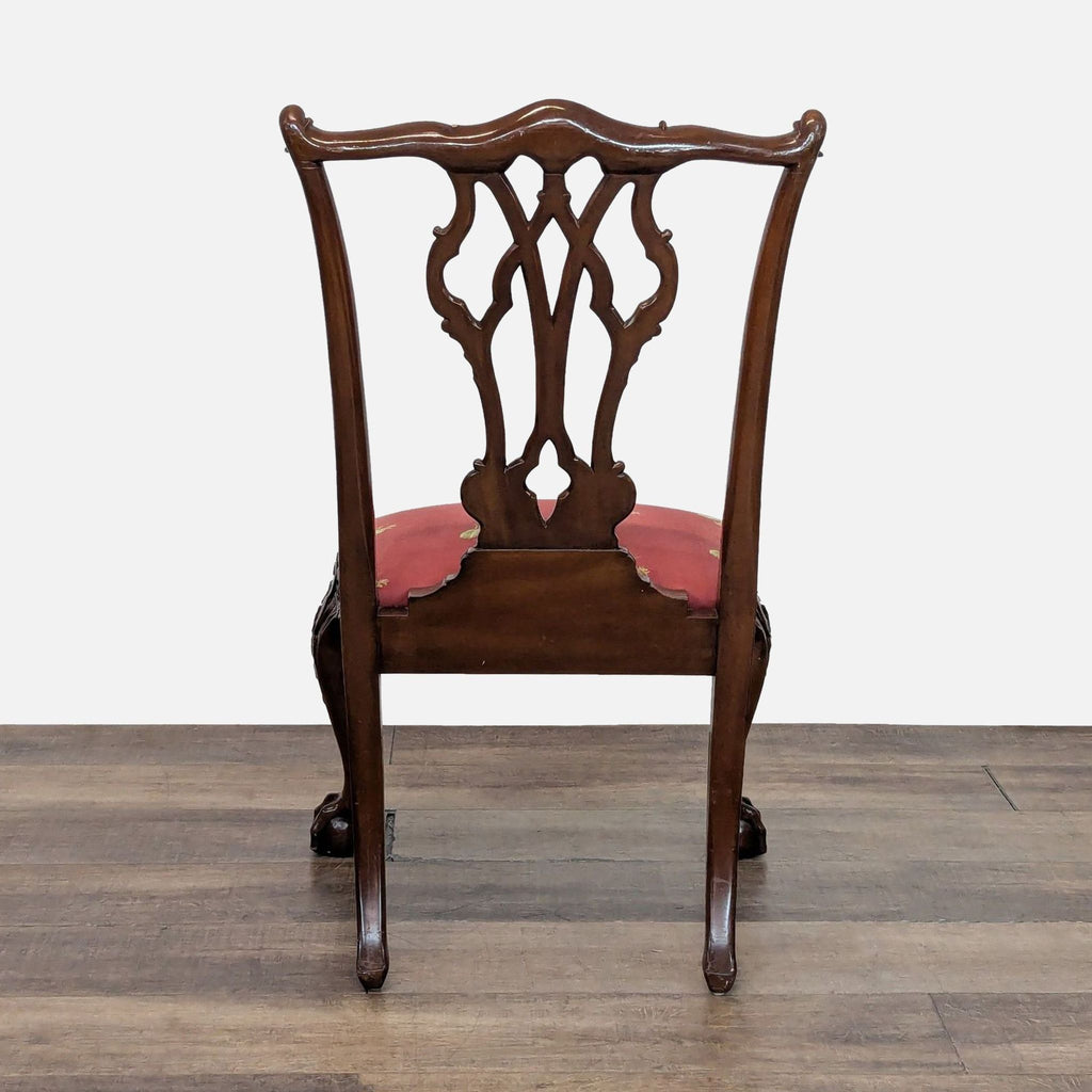 Vintage Henredon Set of Eight English Chippendale Dining Chairs