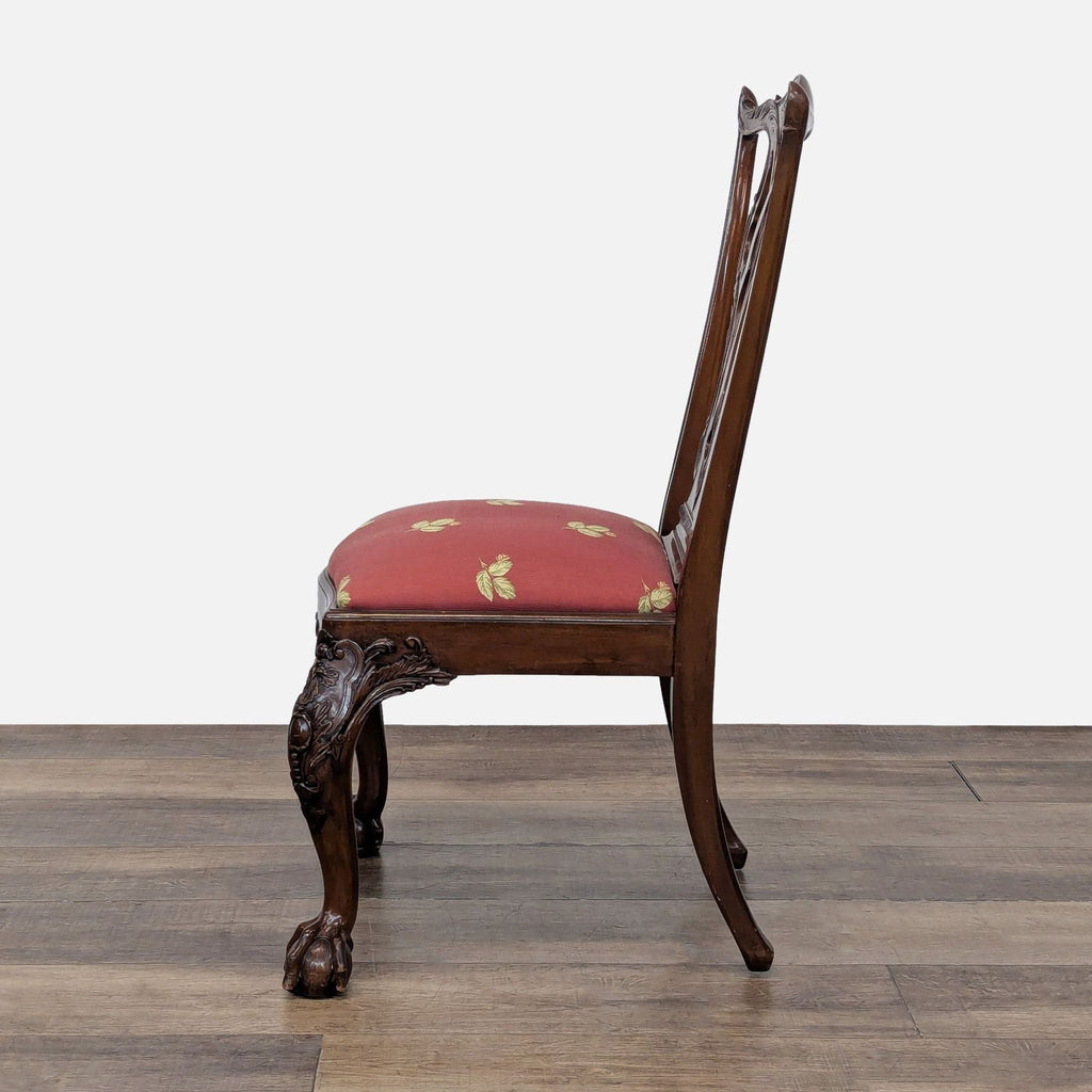 Vintage Henredon Set of Eight English Chippendale Dining Chairs