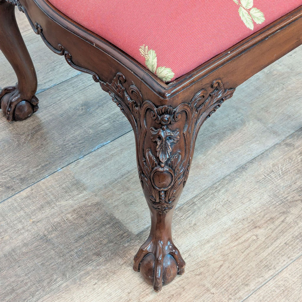 Vintage Henredon Set of Eight English Chippendale Dining Chairs