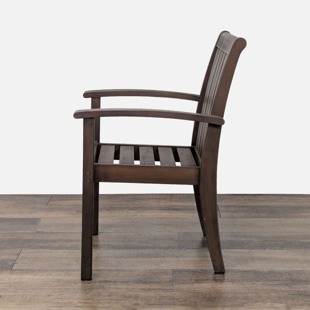 Pottery Barn Chatham Mahogany Outdoor Chair