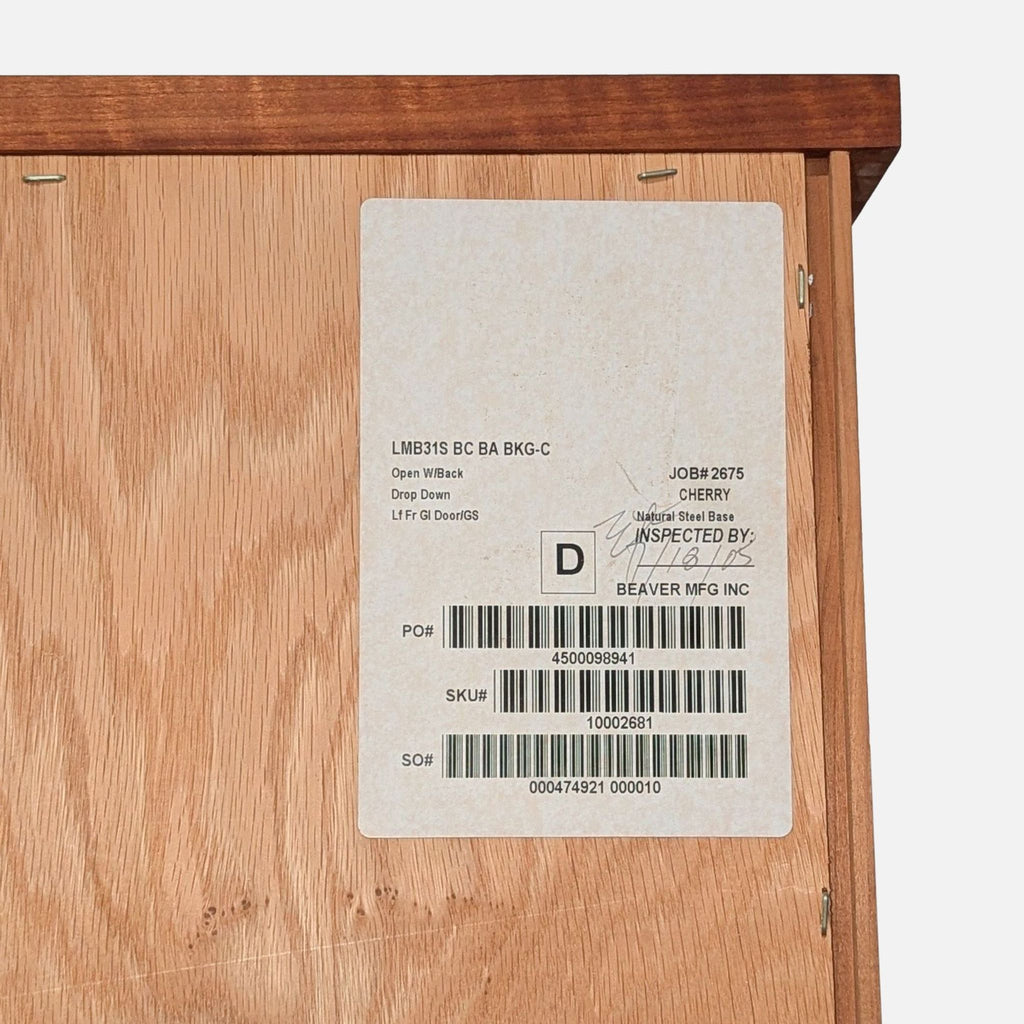 Room and Board Cherry Wood Office Armoire