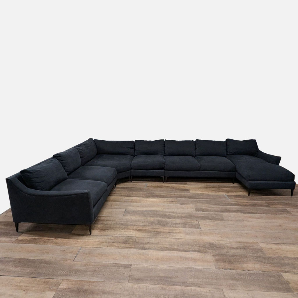 Jonathan Louis Large Modern Sectional Sofa with Chaise