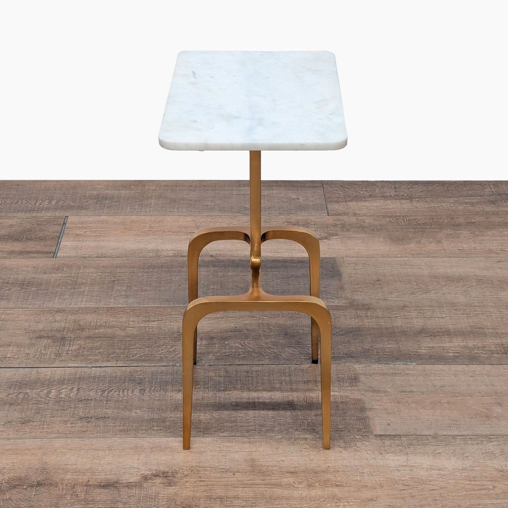 CB2 Oxford Marble Side Table