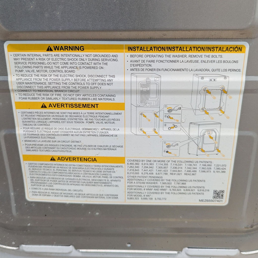 LG WM3400CW Front Load Washer