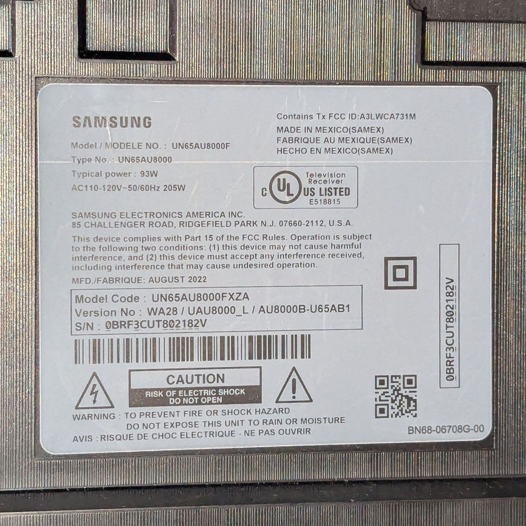 Samsung 65-Inch 4K UHD Smart TV with Apps Support