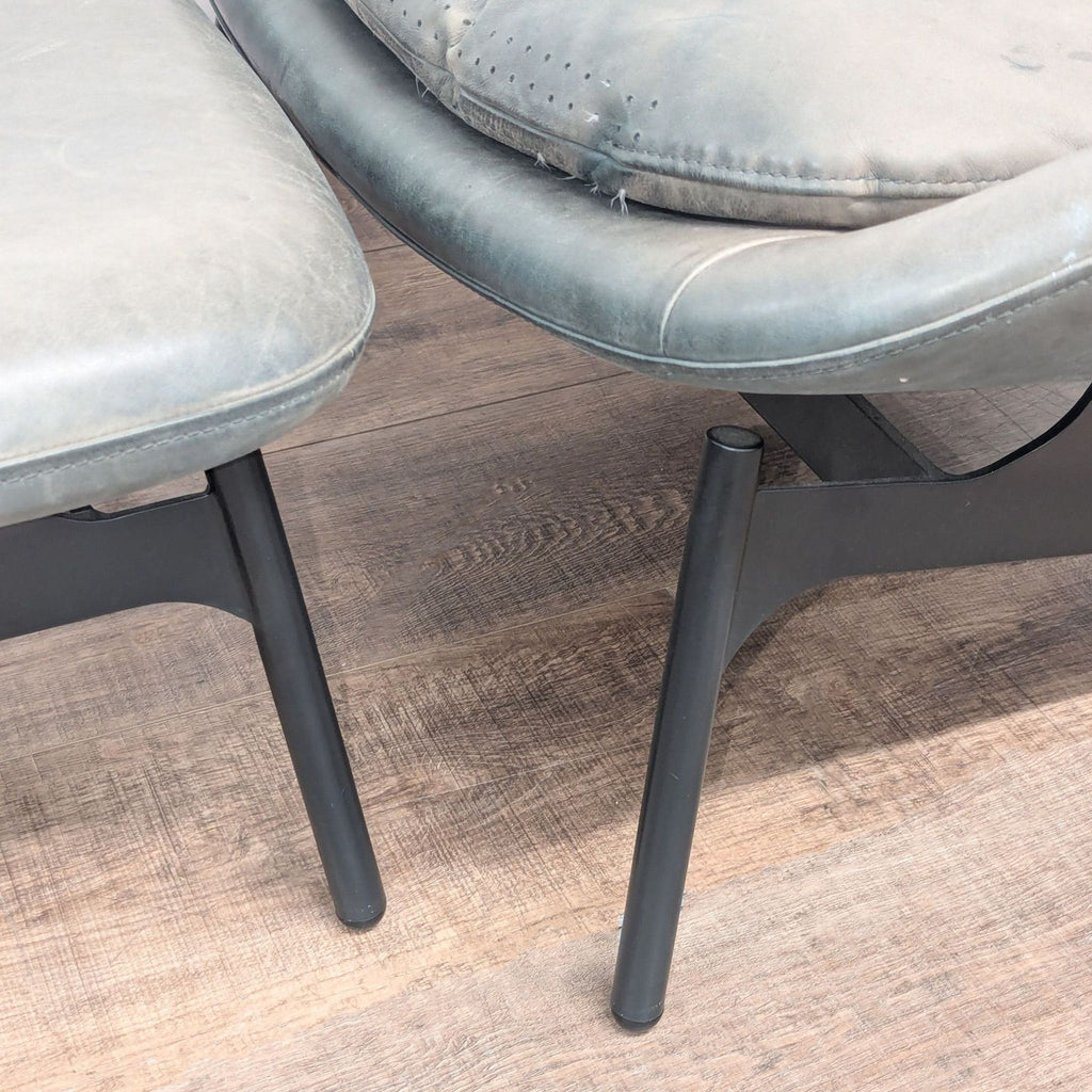 Blu Dot Field Modern Lounge Chair and Ottoman