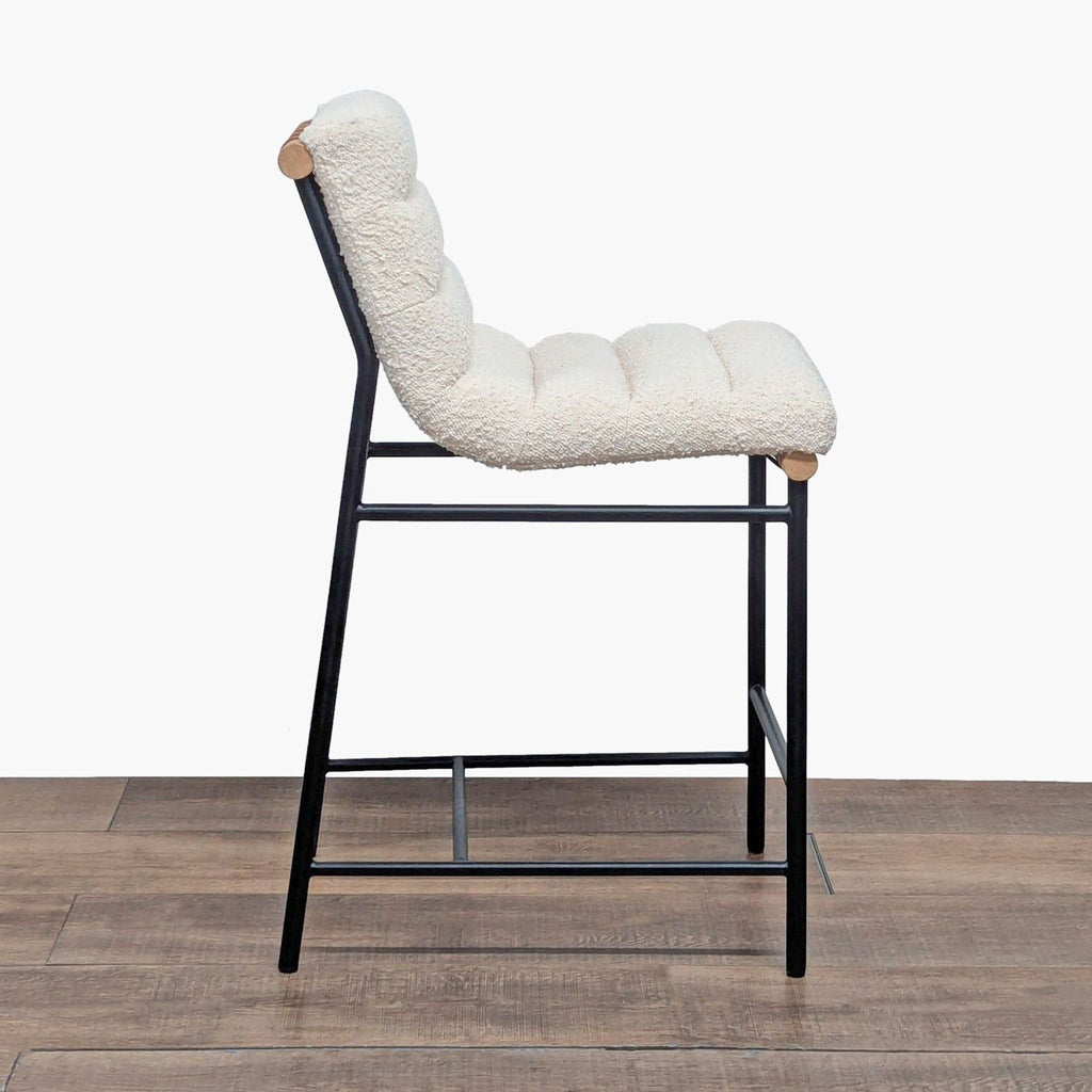 Lilola Home Lahni White Counter Height Chair