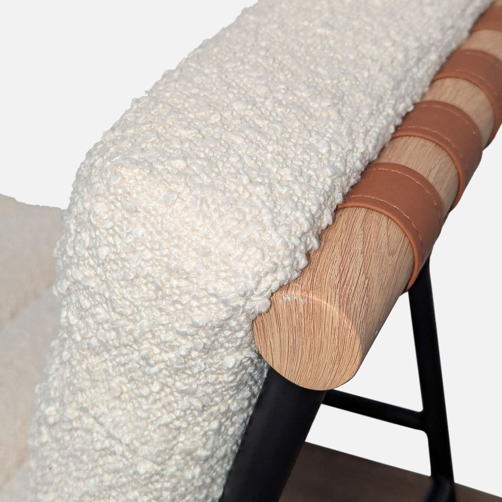 Lilola Home Lahni White Counter Height Chair