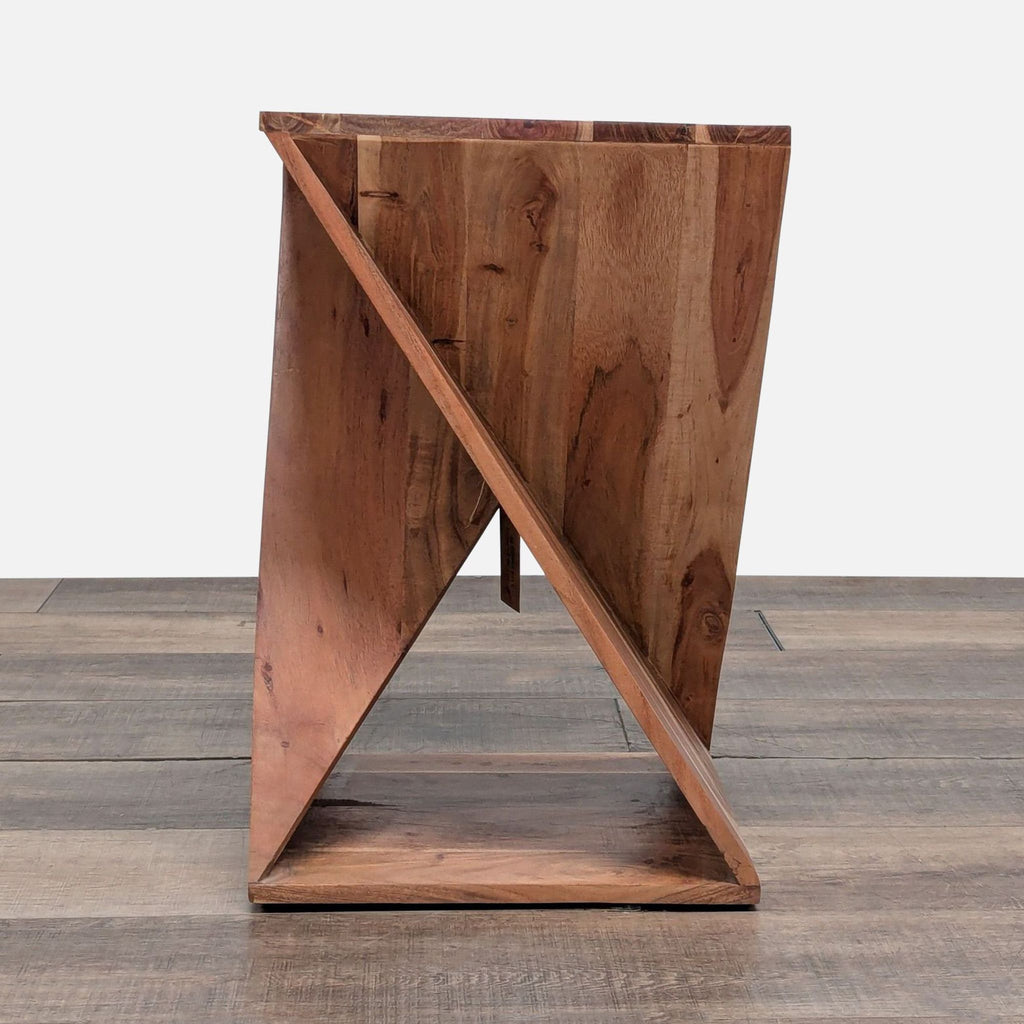 Handmade Wood Accent Table