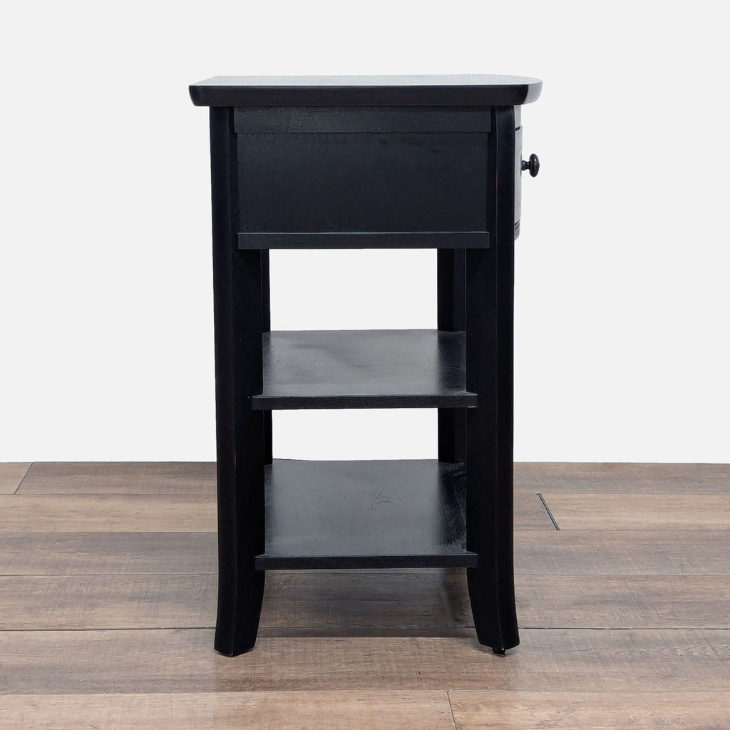 Pottery Barn One Drawer Nightstand with Shelves