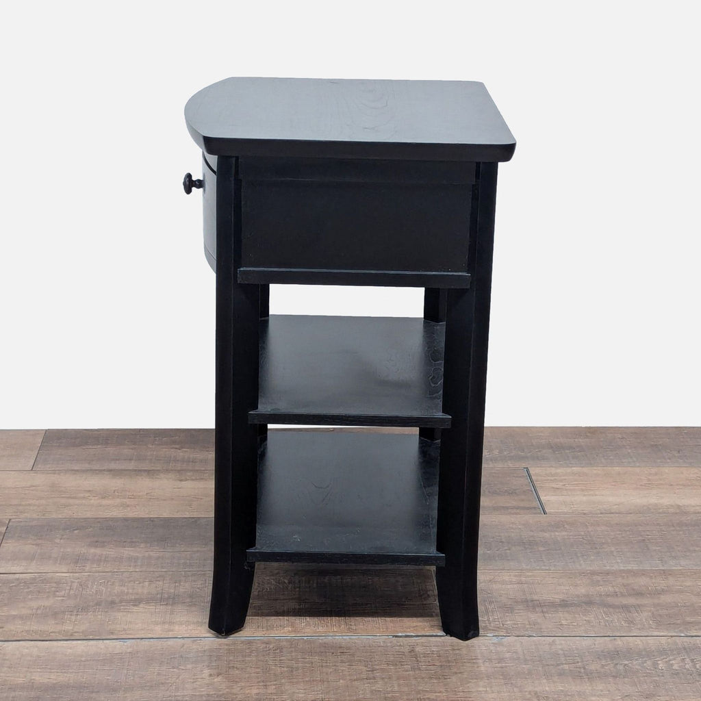 Pottery Barn One Drawer Nightstand with Shelves