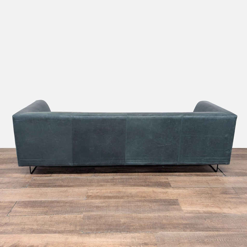 Blu Dot Modern Bonnie Leather 96” Sofa