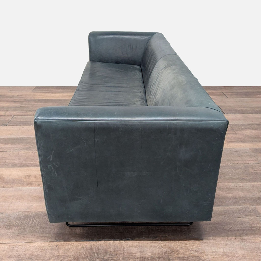 Blu Dot Modern Bonnie Leather 96” Sofa