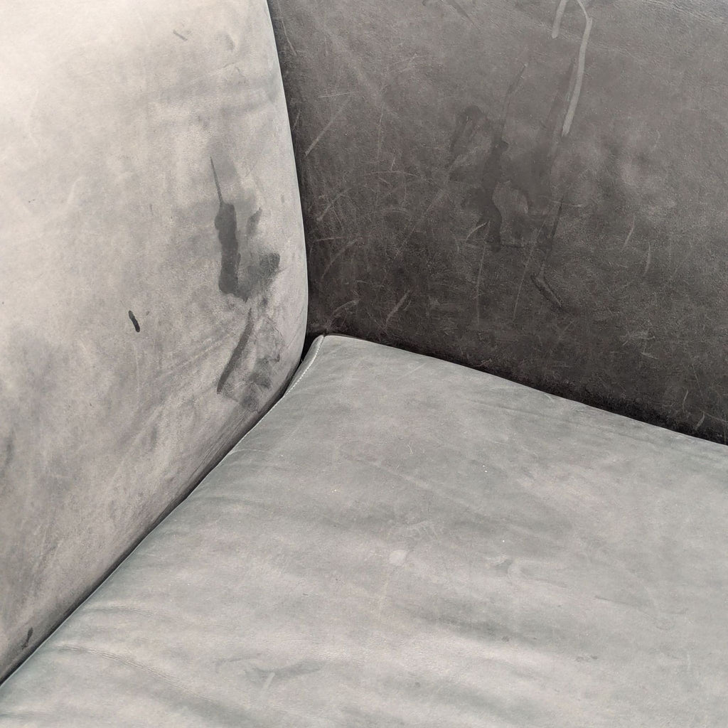 Blu Dot Modern Bonnie Leather 96” Sofa