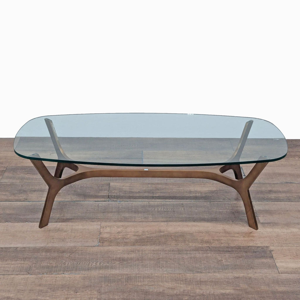 Crate & Barrel Elke Rectangular Coffee Table