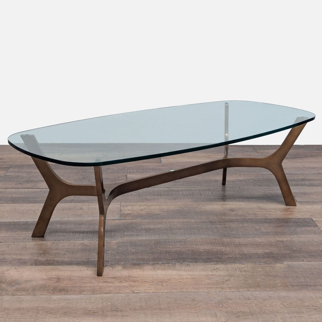 Crate & Barrel Elke Rectangular Coffee Table