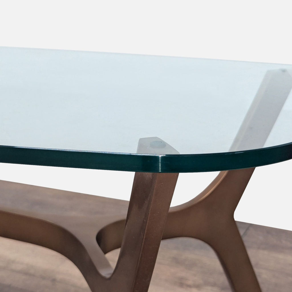 Crate & Barrel Elke Rectangular Coffee Table