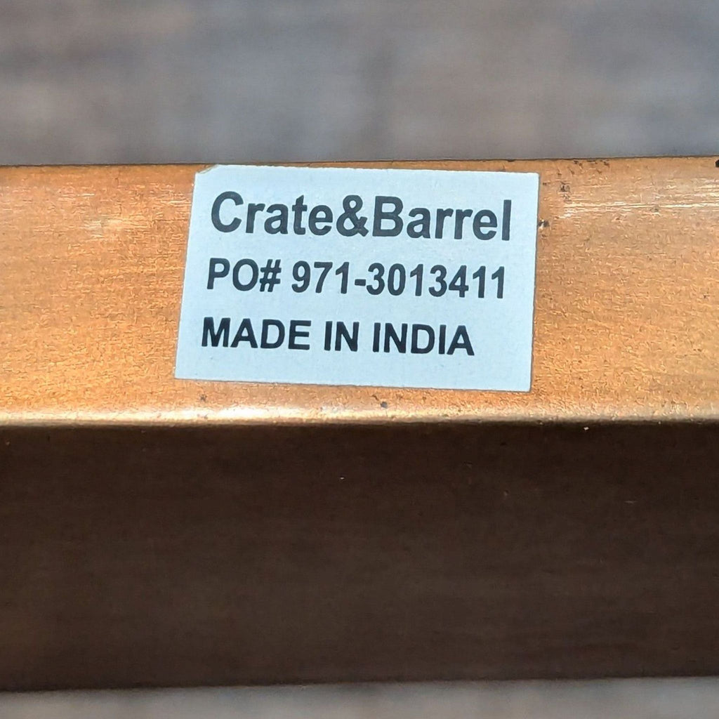 Crate & Barrel Elke Rectangular Coffee Table