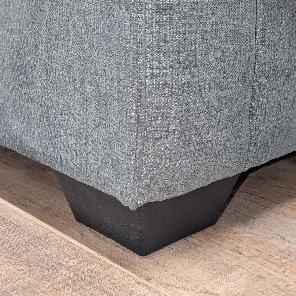 Ashley Furniture Dark Gray Sectional Sofa with Accent Pillows