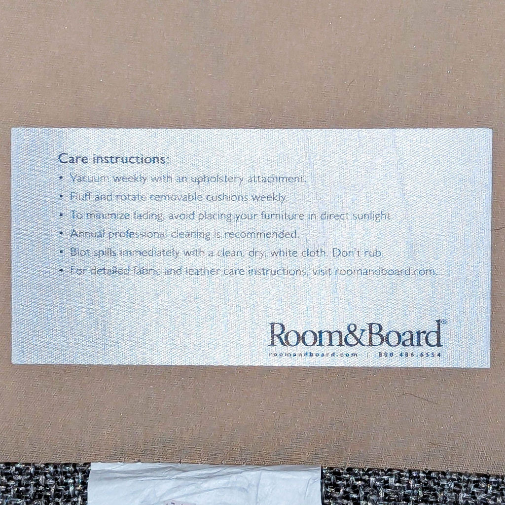 Room and Board Morrison Sectional with Chaise