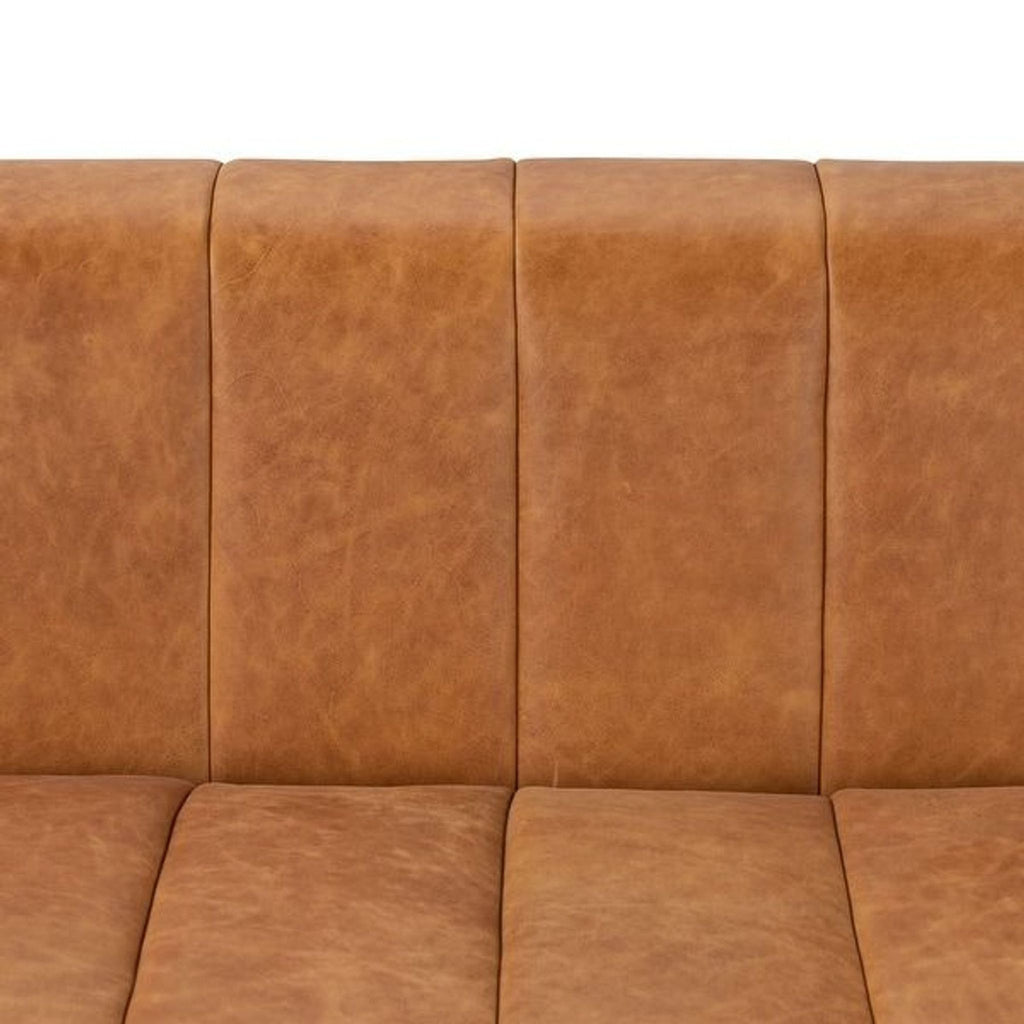 Poly and Bark Canale Modern Leather Sofa