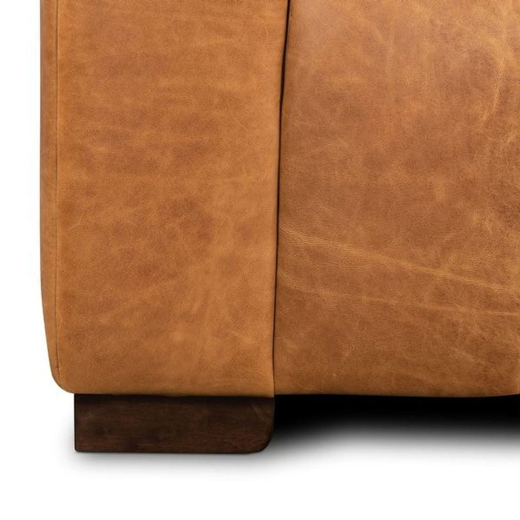 Poly and Bark Canale Modern Leather Sofa