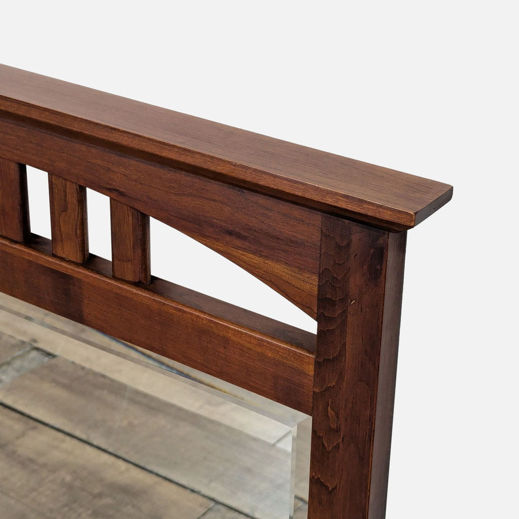 Ethan Allen Beveled Cherry Mirror