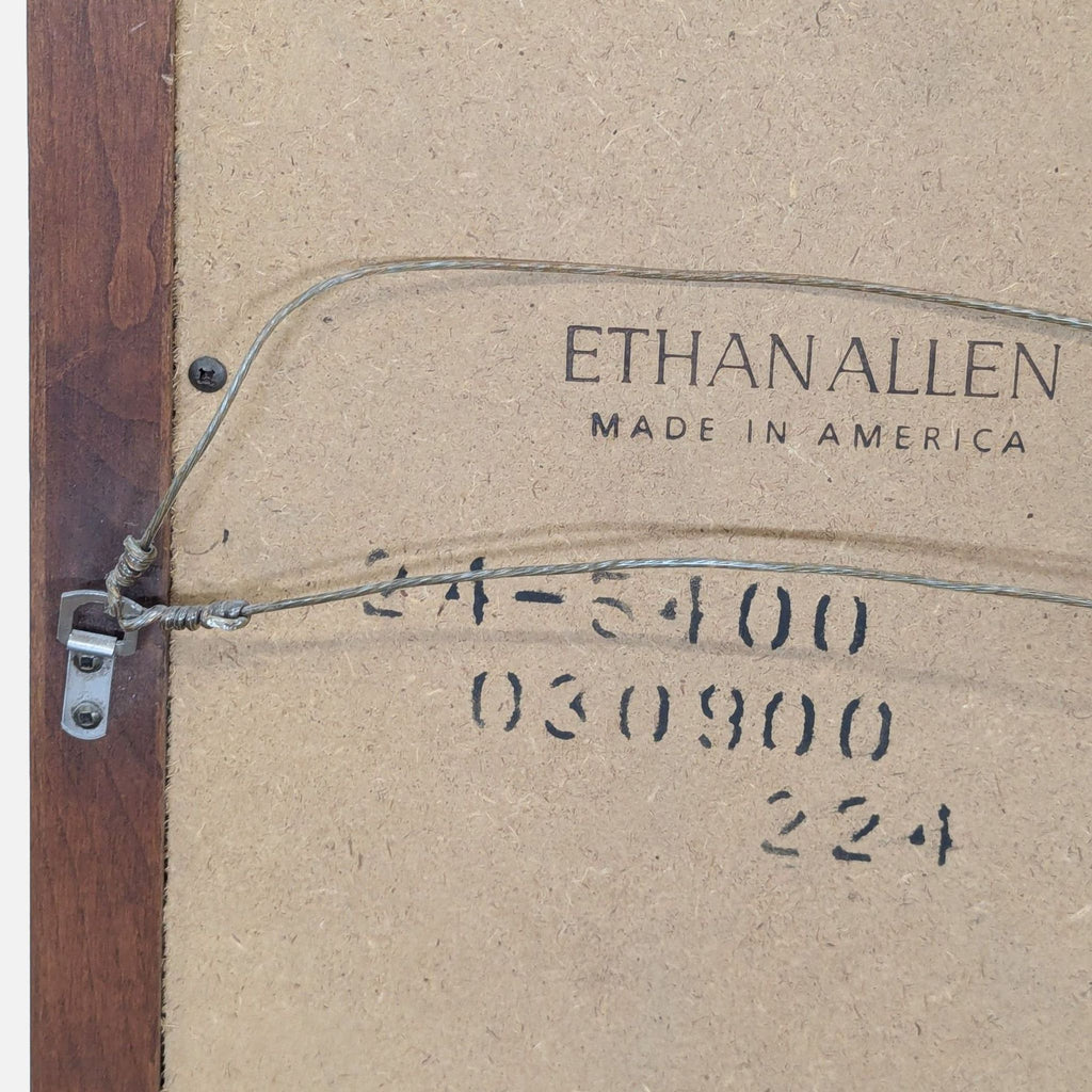 Ethan Allen Beveled Cherry Mirror