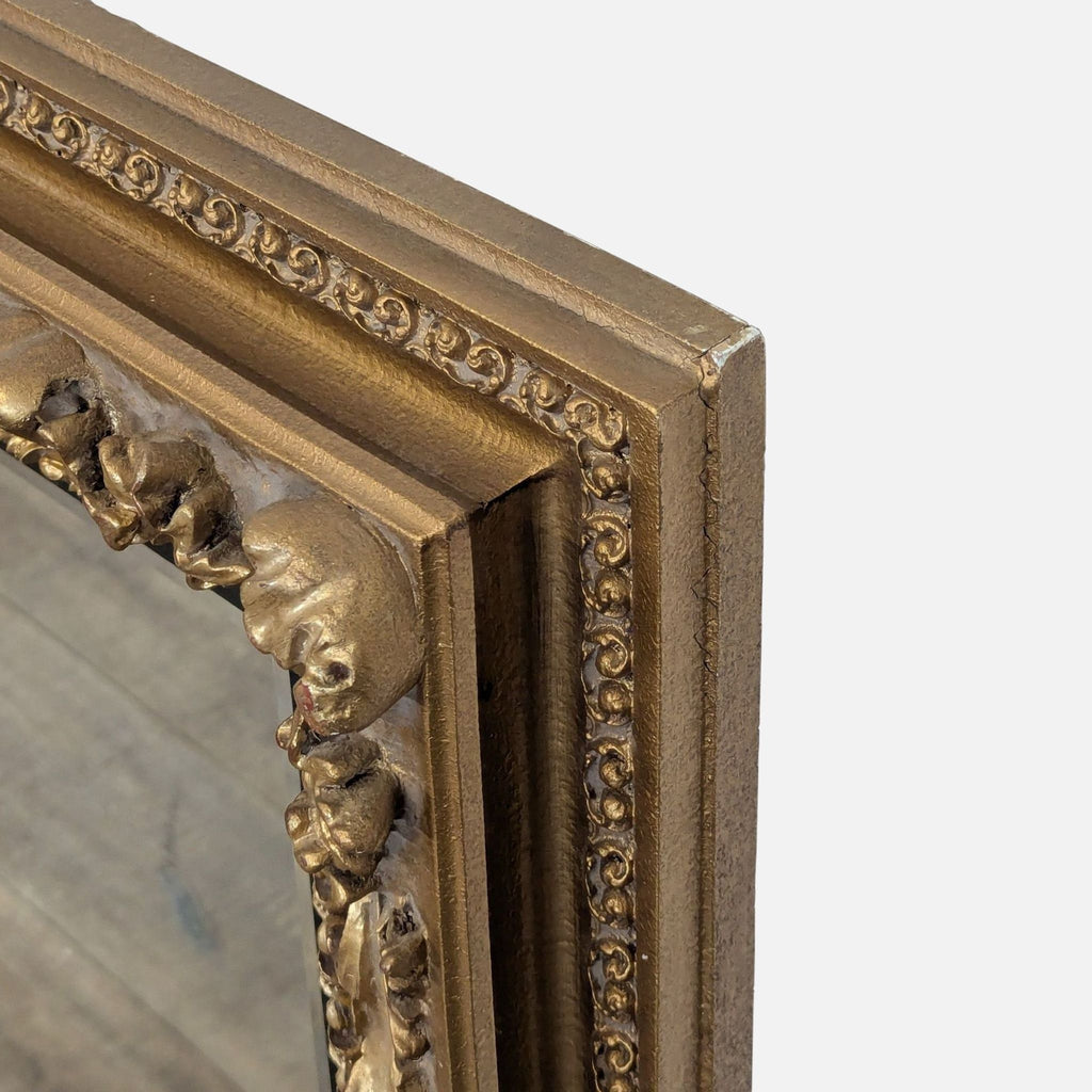 Gilded Carved Frame Beveled Mirror