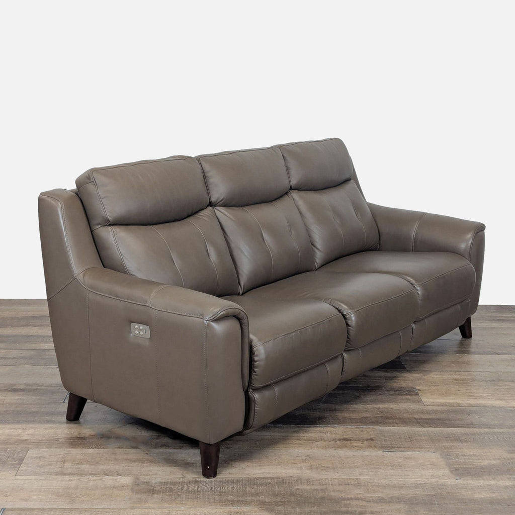 Campania 3 Seat Leather Power Reclining Sofa