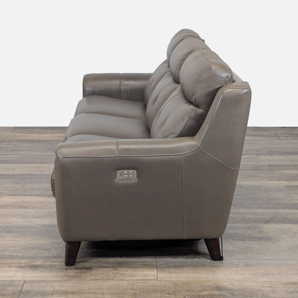 Campania 3 Seat Leather Power Reclining Sofa