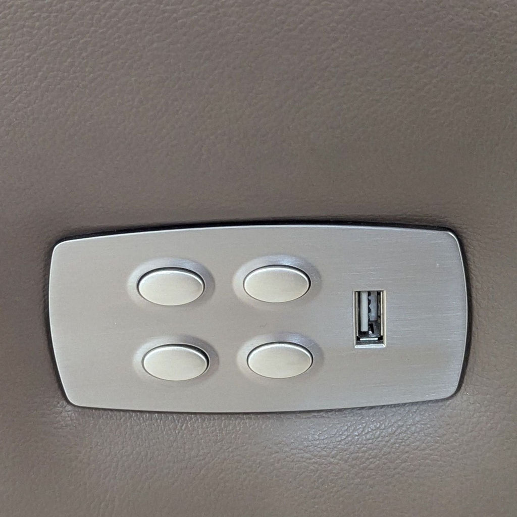 Campania 3 Seat Leather Power Reclining Sofa