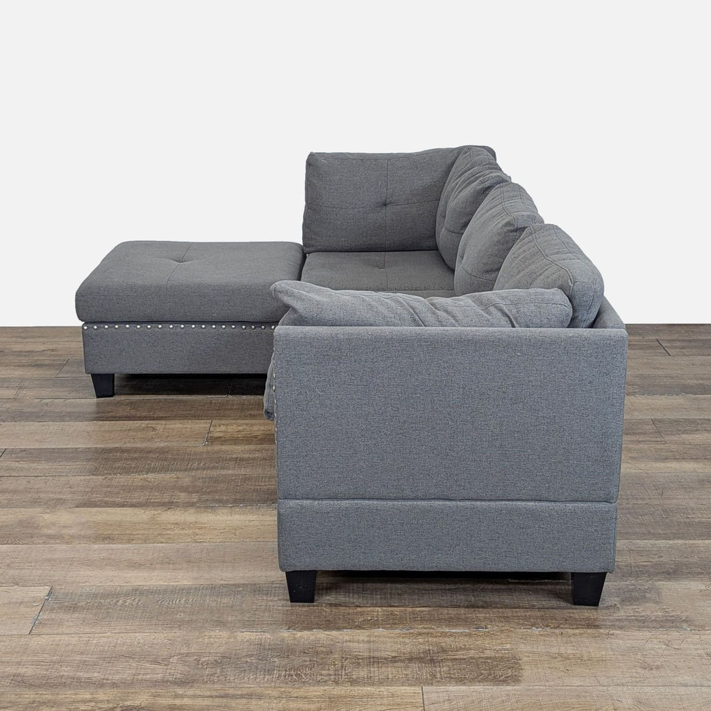 Amazon Gray Sectional with Modular Chaise